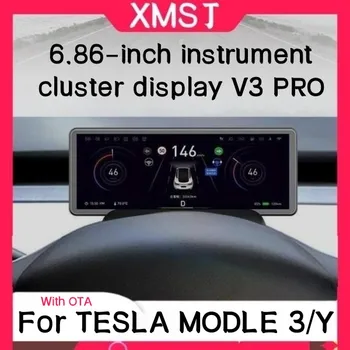 Най-новият модел 3 Y H6 с мини-screen tv, комбинация от уреди, Скоростомер, сензори, дисплей на таблото за Tesla 2017-2023